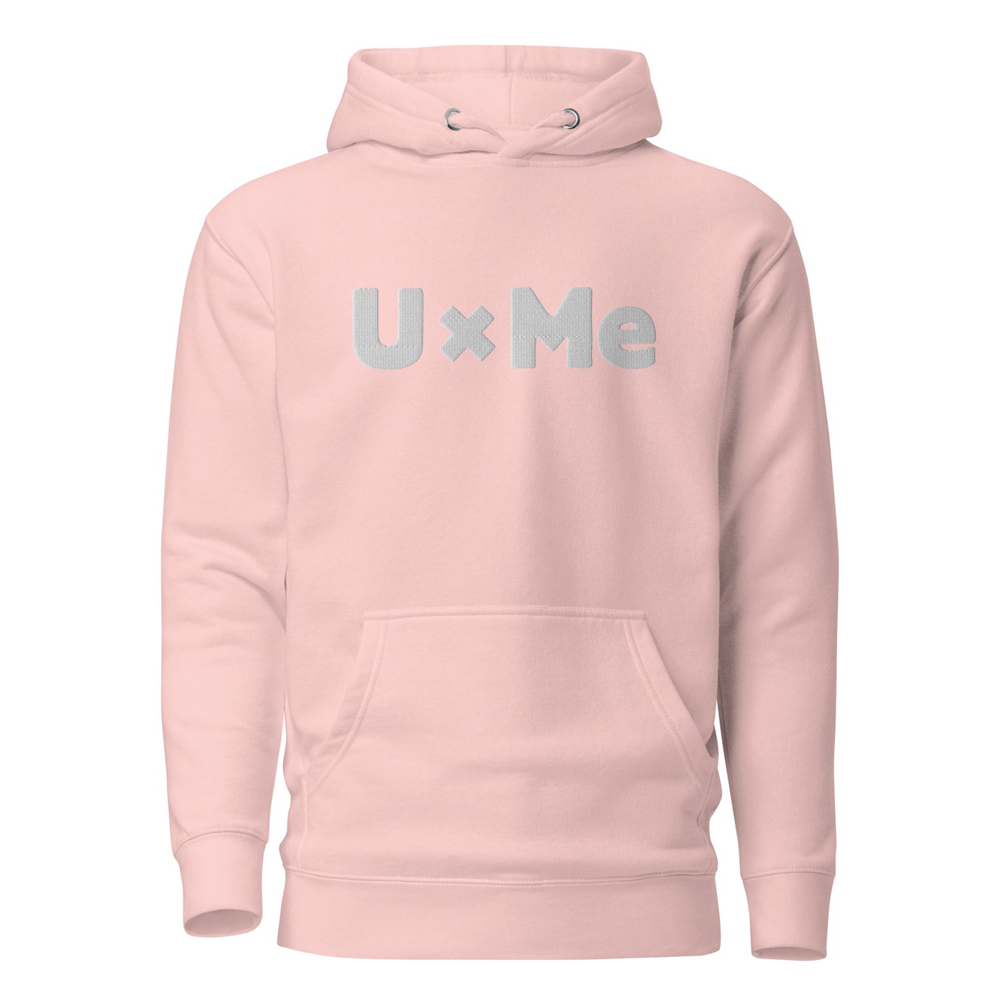 uxme white logo hoodie pink