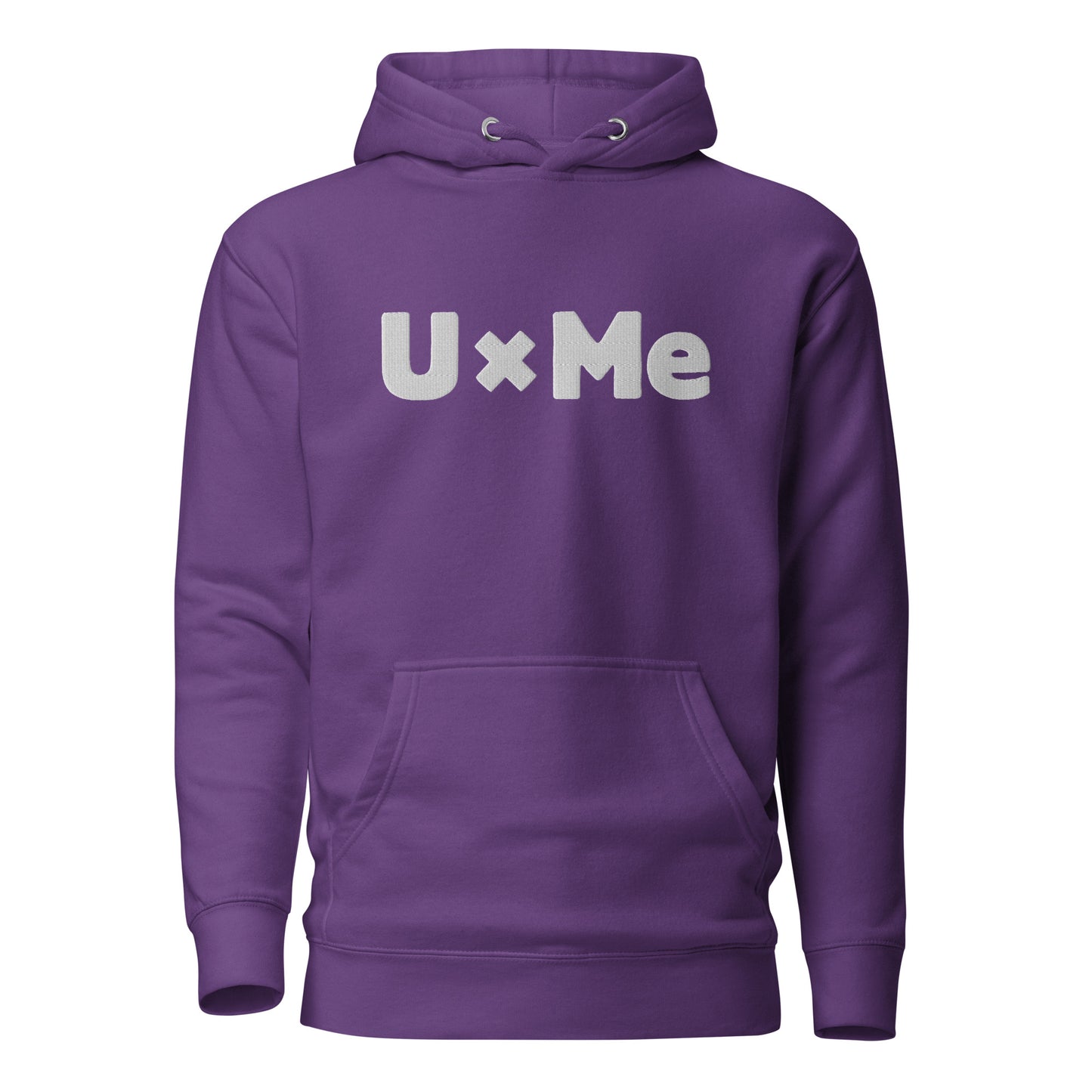 uxme white logo hoodie purple