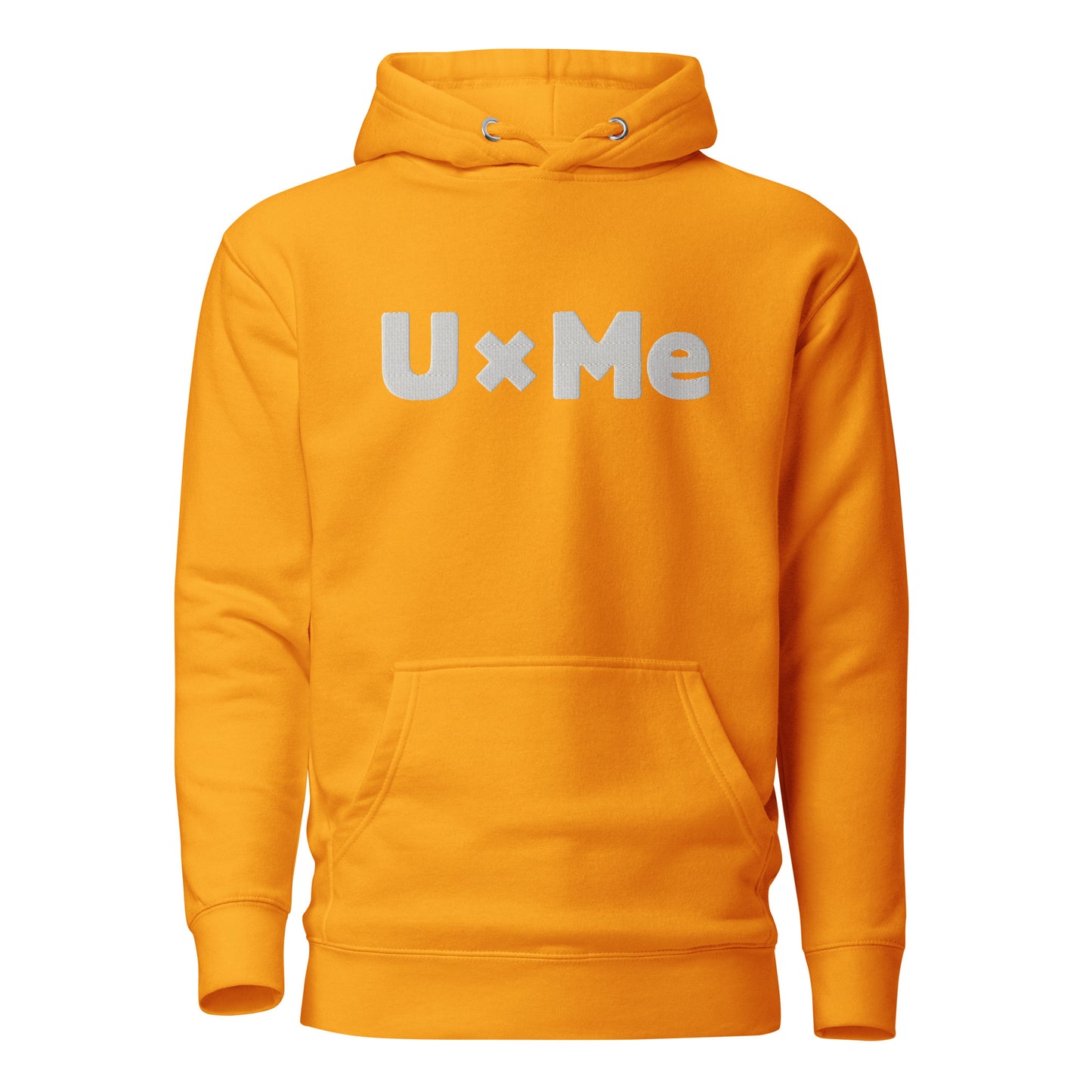 uxme white logo hoodie yellow
